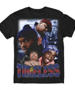 BIGGIE TUPAC BIG PUN NAS TIMELESS Vintage T-shirt