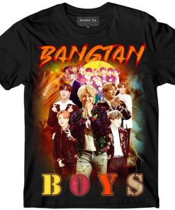BTS Bangtan Boys Vintage T-shirt BTS Bangtan Boys Vintage T-shirt