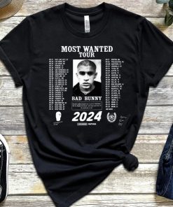 Bad Bunny Most Wanted Tour 2024 T-Shirt Bad Bunny Most Wanted Tour 2024 T-Shirt