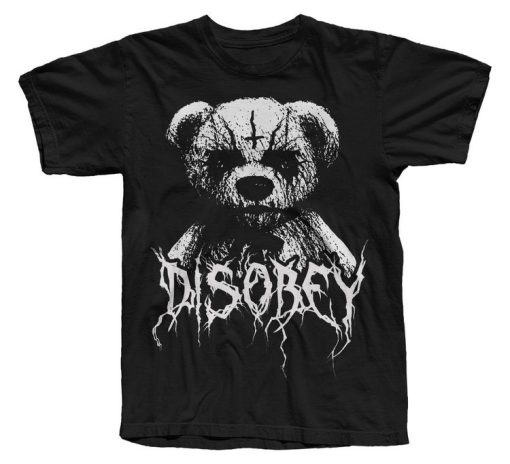 Bear Disobey Black metal T-shirt