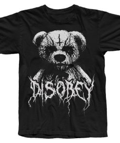Bear Disobey Black metal T-shirt