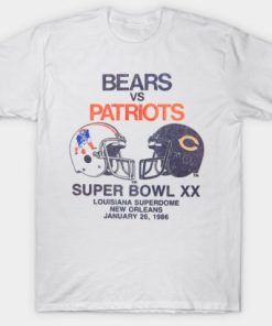Bears vs Patriots 86 Vintage T-Shirt
