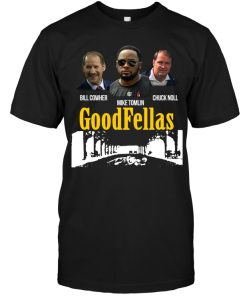 Bill Cowher Mike Tomlin Chuck Noll Goodfellas T-Shirt Bill Cowher Mike Tomlin Chuck Noll Goodfellas T-Shirt