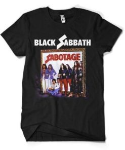 Black Sabbath Band Sabotage T-shirt Black Sabbath Band Sabotage T-shirt