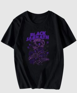 Black Sabbath Skull Purple T Shirt Black Sabbath Skull Purple T Shirt
