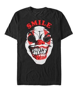 Black ‘Smile’ Scary Clown T-shirt Black ‘Smile’ Scary Clown T-shirt