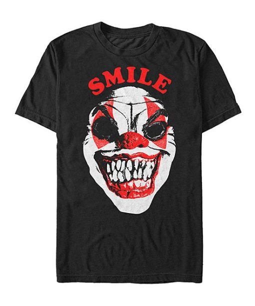 Black ‘Smile’ Scary Clown T-shirt