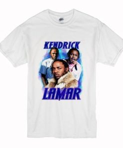 Blanc Kendrick Lamar Homage T-shirt Blanc Kendrick Lamar Homage T-shirt