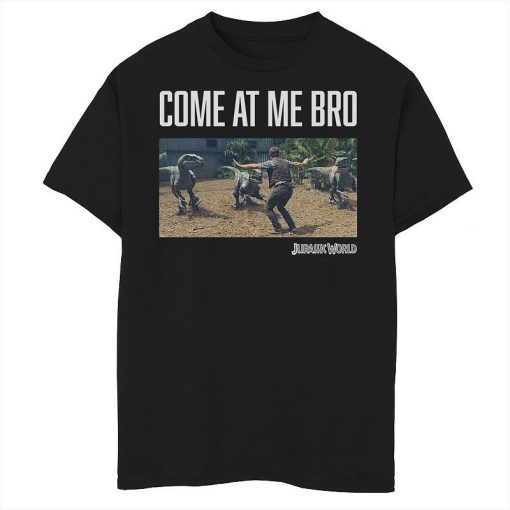 Boys 8-20 Jurassic World Come At Me Bro Movie Still Graphic T-shirt