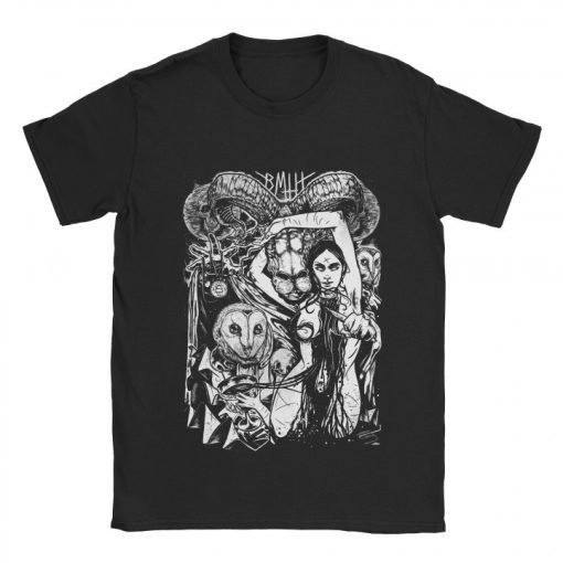 Bring Me The Horizon Lady Baphomet and Owl T-shirt