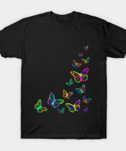 Butterfly Scratch Art T-shirt