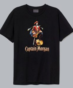 Captain Morgan Rum Black T Shirt