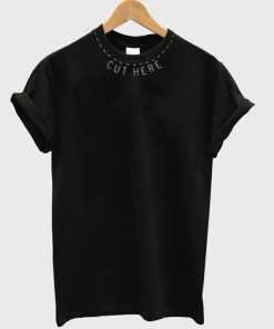 Cut Here T-shirt