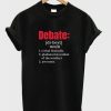Debate -noun T-shirt