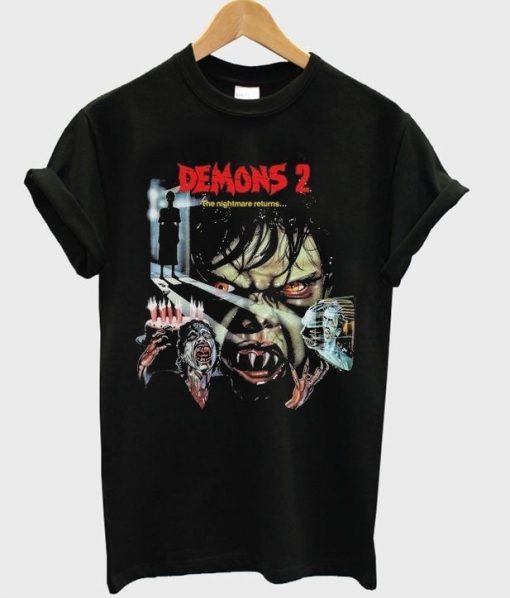 Demons 2 Horror Movie T-shirt