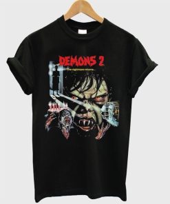 Demons 2 Horror Movie T-shirt 1 Demons 2 Horror Movie T shirt 2