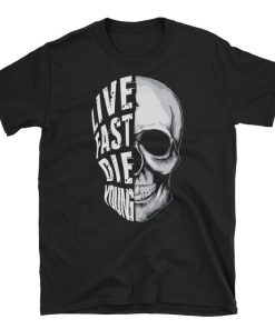 Die young half skull T-shirt Die young half skull T-shirt