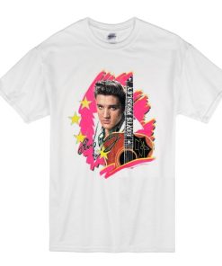 Elvis Presley The King Vintage With Guitar T-shirt