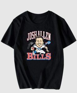 Eric Wood Wearing Bills Josh Allen Signature T Shirt Eric Wood Wearing Bills Josh Allen Signature T Shirt