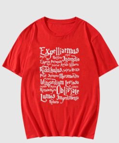 Expelliarmus Obliviate Lumos Reducto Harry Potter T Shirt