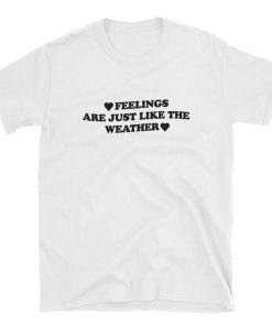 Feelings are just like the Weather T-shirt Feelings are just like the Weather T-shirt