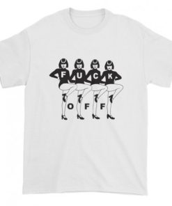 Fuck off woman dance T-shirt