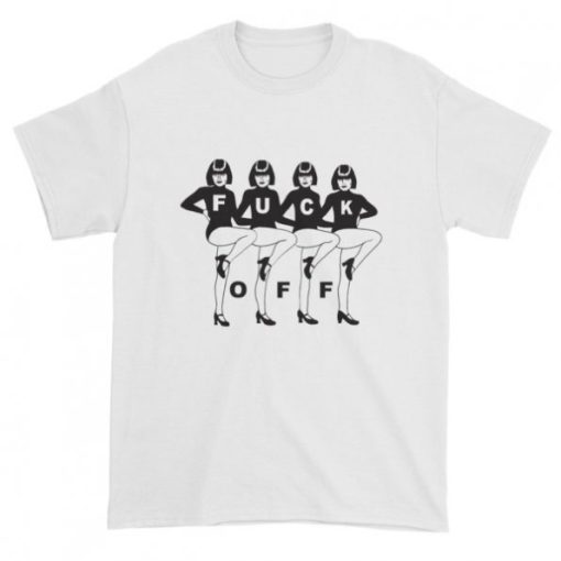 Fuck off woman dance T-shirt