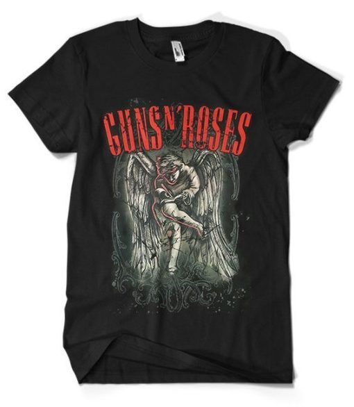 Guns N’ Roses angel writes T-shirt