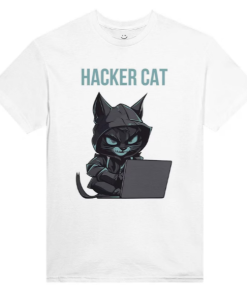 Hacker Cat T-shirt AL Hacker Cat T-shirt AL
