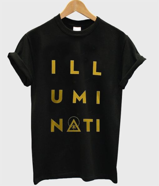 Illuminati font T-shirt