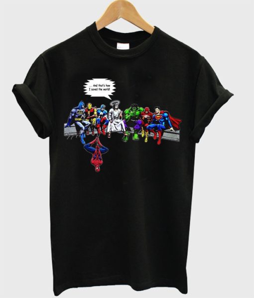 Jesus and Superheroes T-shirt