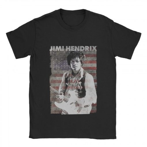 Jimi Hendrix USA Flag T-shirt