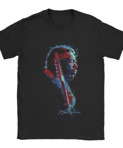 Jimi Hendrix Watercolor Graphic T-shirt Jimi Hendrix Watercolor Graphic T-shirt