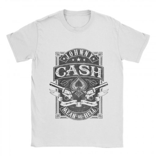 Johny Cash Mean As Hell T-shirt