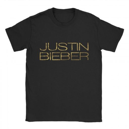 Justin Bieber Gold Type T-shirt