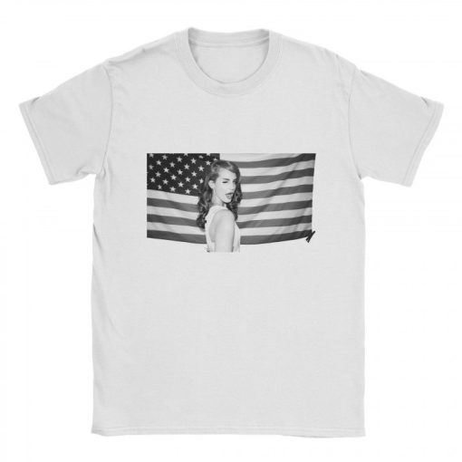 Lana Del Rey US Flag BW T-shirt