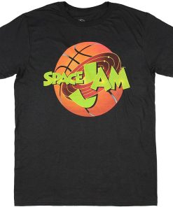 Looney Tunes Space Jam Logo Men’s Black T-Shirt Looney Tunes Space Jam Logo Men’s Black T-Shirt