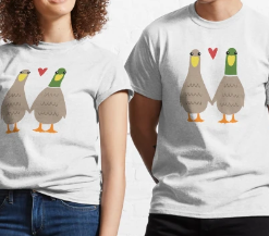 Love Ducks Cute Valentine Couple T Shirt AL 3