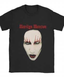 Marilyn Manson Big Face Red Lips T-shirt Marilyn Manson Big Face Red Lips T-shirt