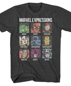 Marvel Expressions T-Shirt Marvel Expressions T-Shirt