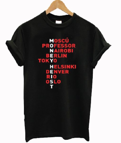 Money Heist Cast T-shirt