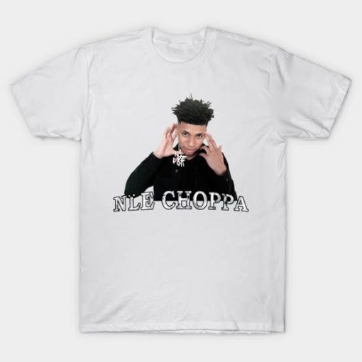 NLE CHOPPA Gang sign T-shirt