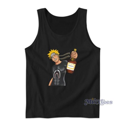 Naruto Holding A Bottle Tank Top For Unisex