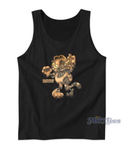Natures Mistake Garfield Zombie Cat Tank Top For Unisex
