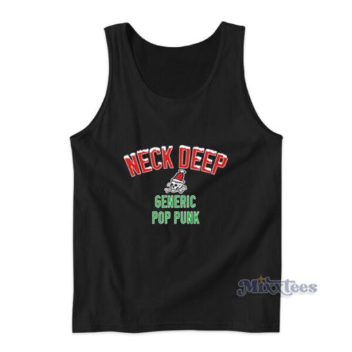 Neck Deep Generic Pop Punk Christmas Tank Top