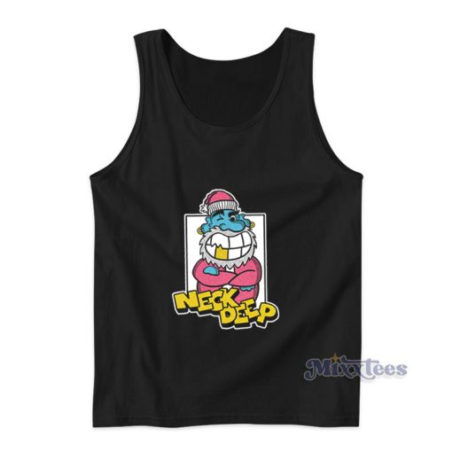 Neck Deep Santa Christmas Tank Top