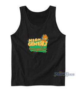 Neon Genesis Evangelion Garfield Tank Top Neon Genesis Evangelion Garfield Tank Top