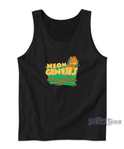 Neon Genesis Evangelion Garfield Tank Top