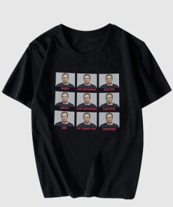 New England Patriots Funny Bill Belichick Face T Shirt New England Patriots Funny Bill Belichick Face T Shirt