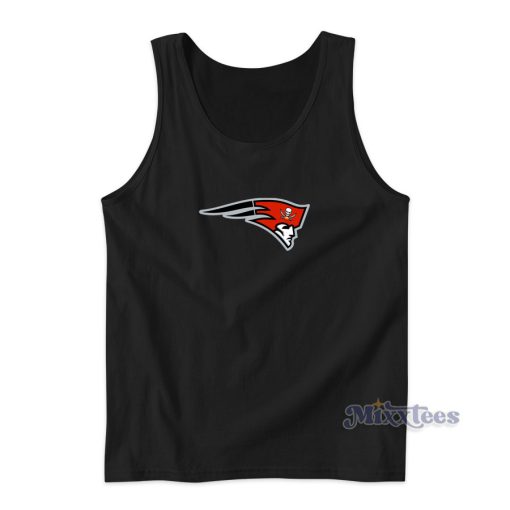 New England Patriots Tampa Bay Buccaneers Logo Tank Top